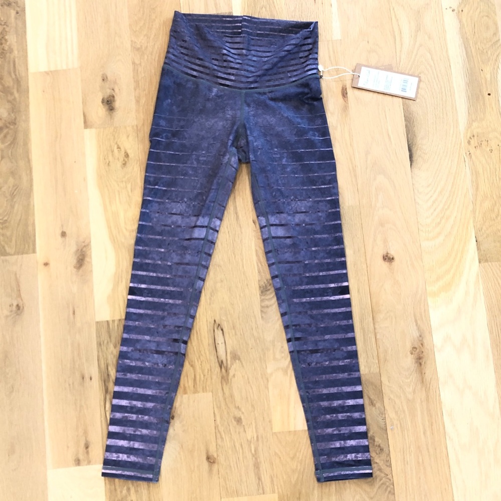 Niyama Sol striped leggings small
